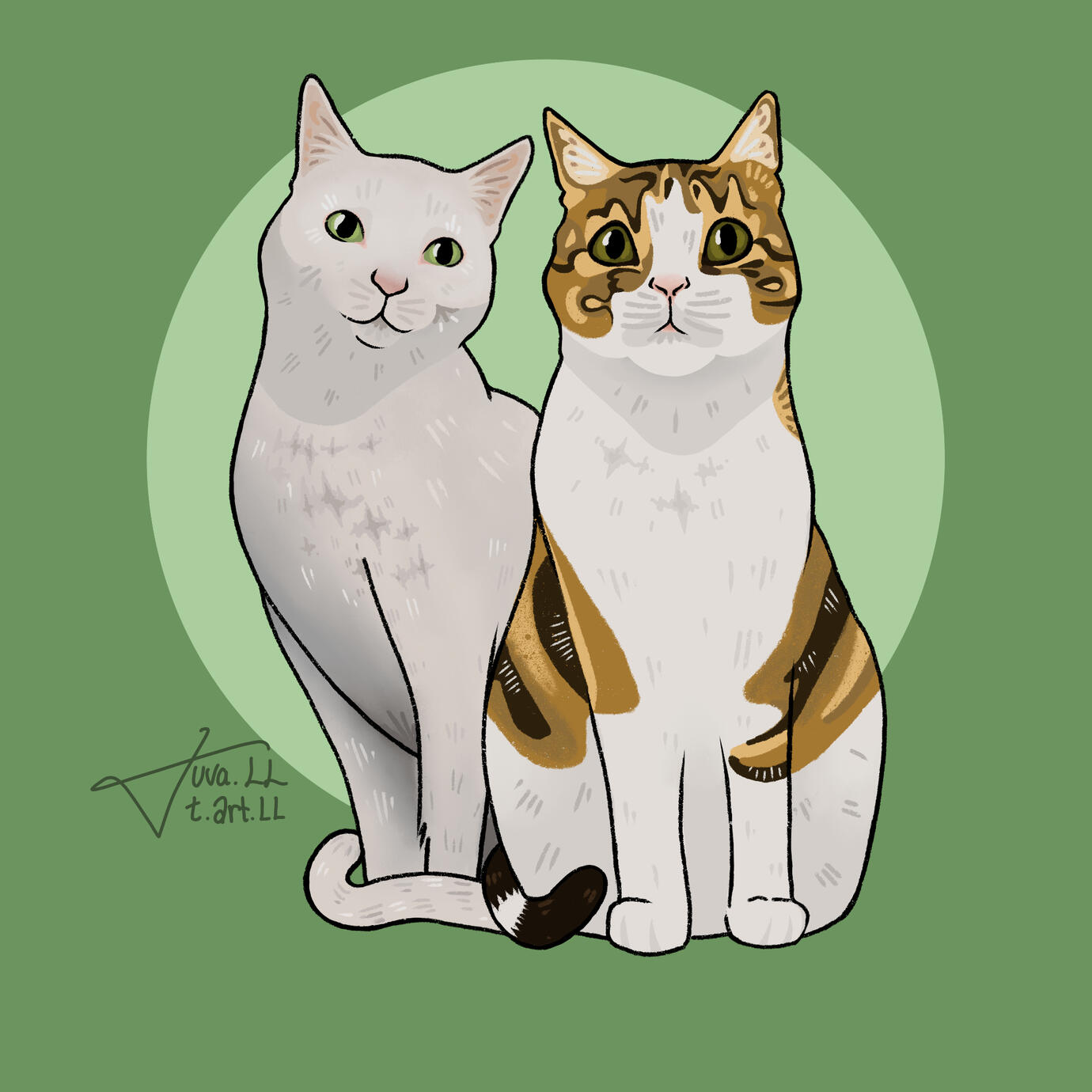 Funky cat 3 Digital
